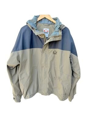 Sorel Hooded Jacket Mens XL Tan Gray Outdoor Coat